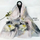 Silk Shawl Long Print Scarf