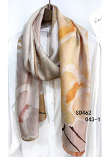 Silk Shawl Long Print Scarf