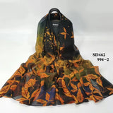 Silk Shawl Long Print Scarf