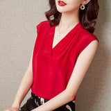 Women's Silk Short Sleeve Shirt