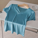 Women's Summer Silk V-Neck T-Shirt