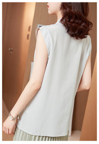 Women's Silk Short Sleeve Shirt