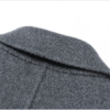 Grey Mix Wool-Cashmere Overcoat