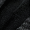 Herringbone Cashmere Cape – Charcoal Gray