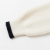Women’s White Cashmere Zip Cardigan