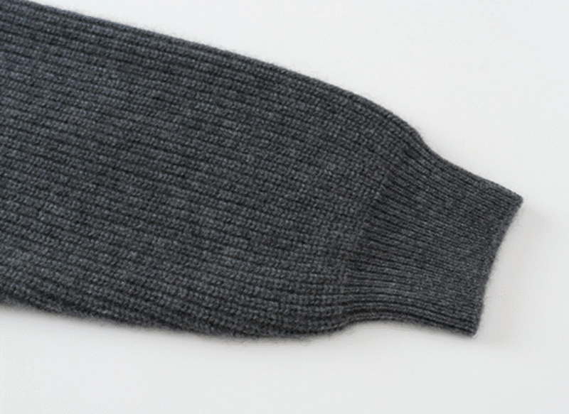 Men’s Dark Grey Premium Cashmere Zip Cardigan Men’s Dark Grey Premium Cashmere Zip Cardigan