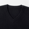 Men’s Black Premium Cashmere V-Neck