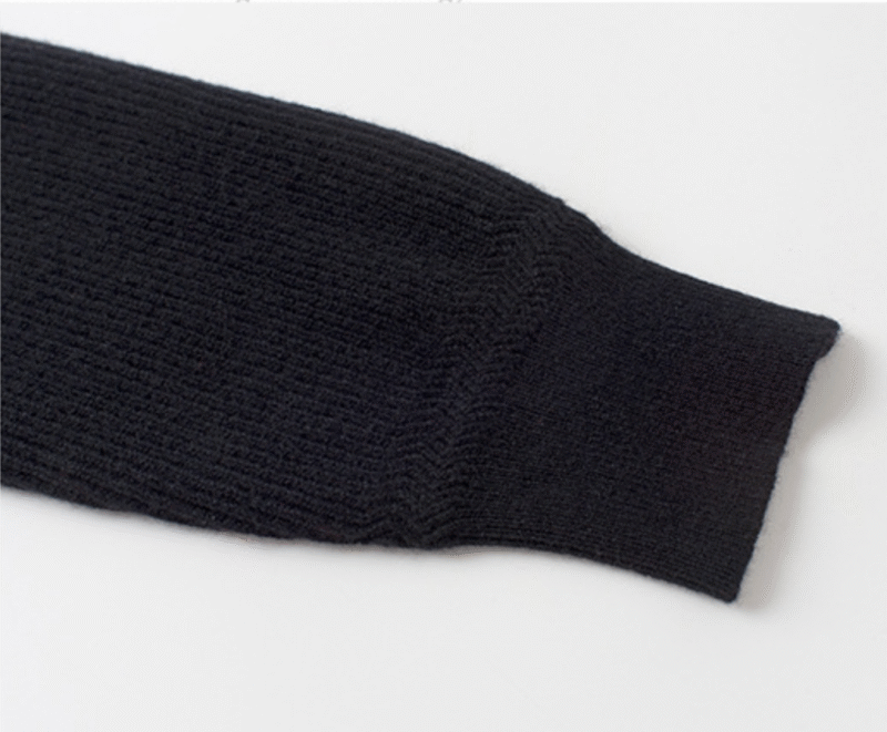 Men’s Black Premium Cashmere V-Neck