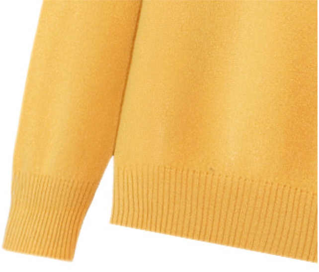 Yellow Premium Cashmere Turtleneck