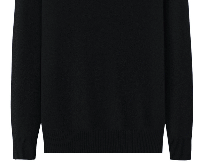 Black Premium Cashmere Turtleneck