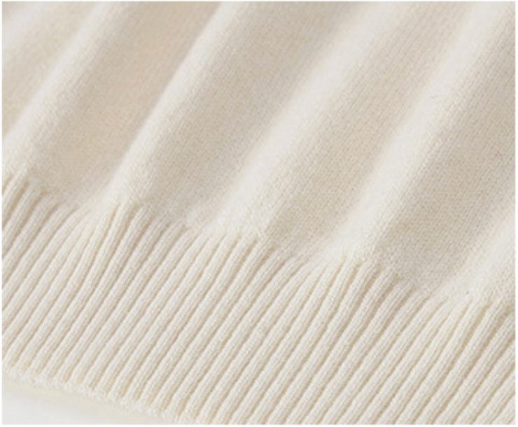 White Premium Cashmere Turtleneck